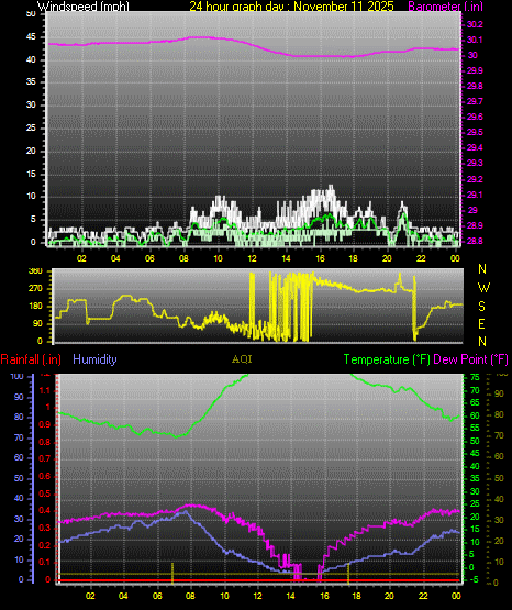 24 Hour Graph for Day 11