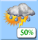 Monday: Chance Showers And Thunderstorms